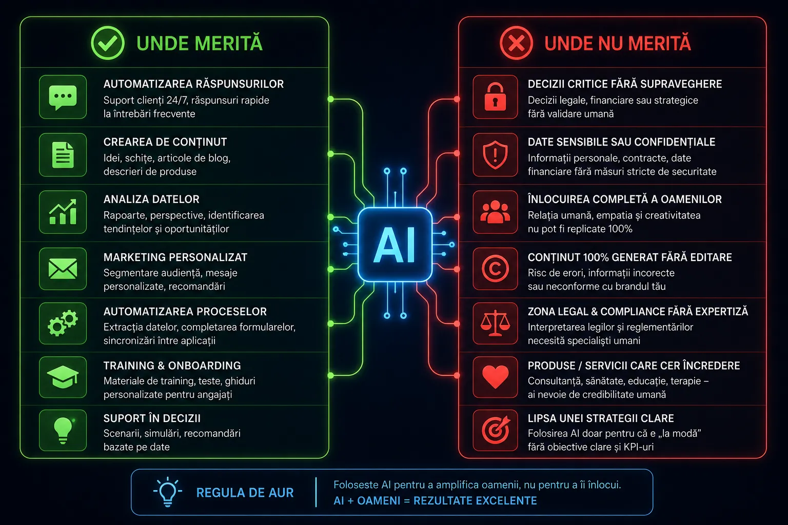 Where AI is worth using in your business, and where it isn't