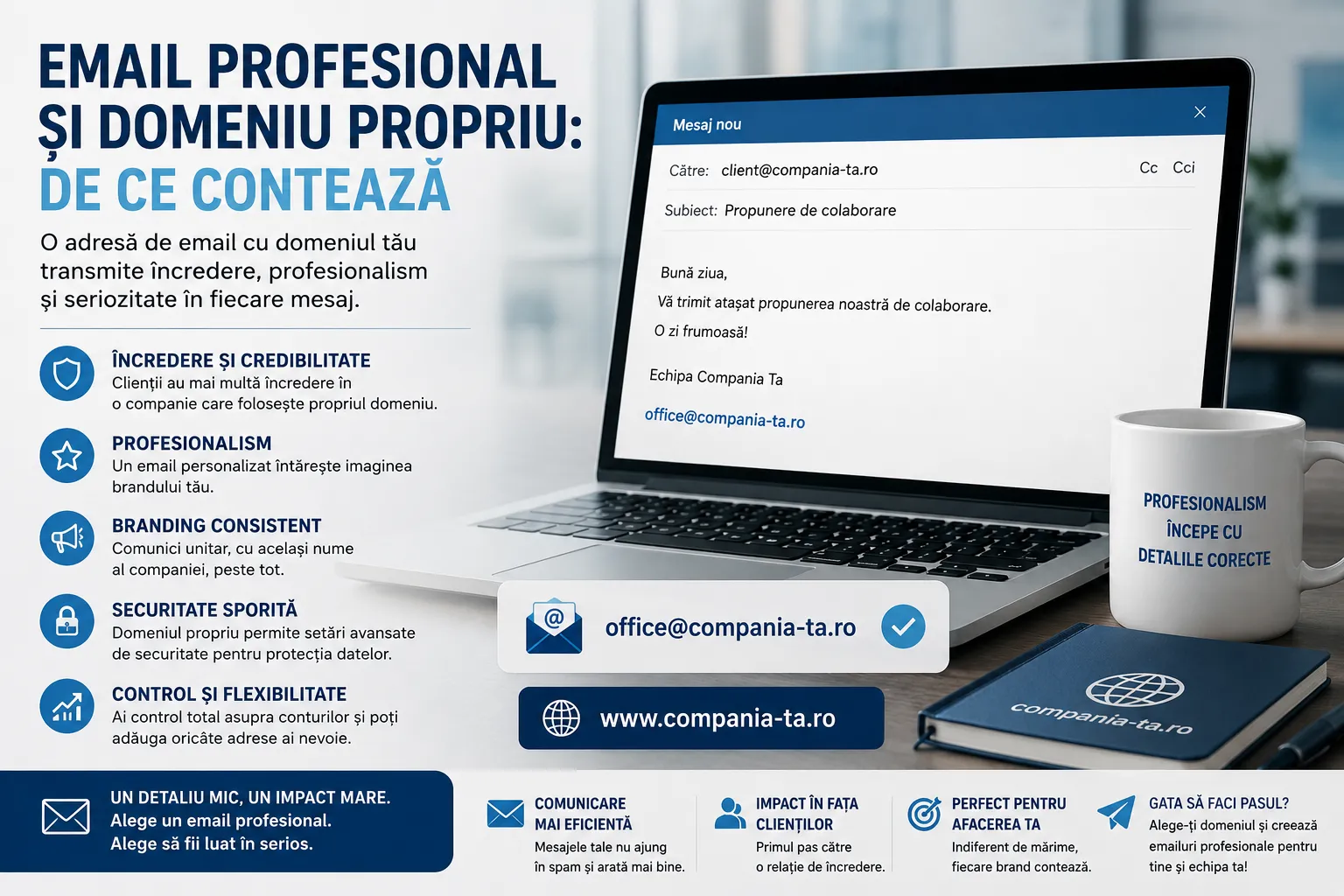 Professional email and your own domain: why they matter