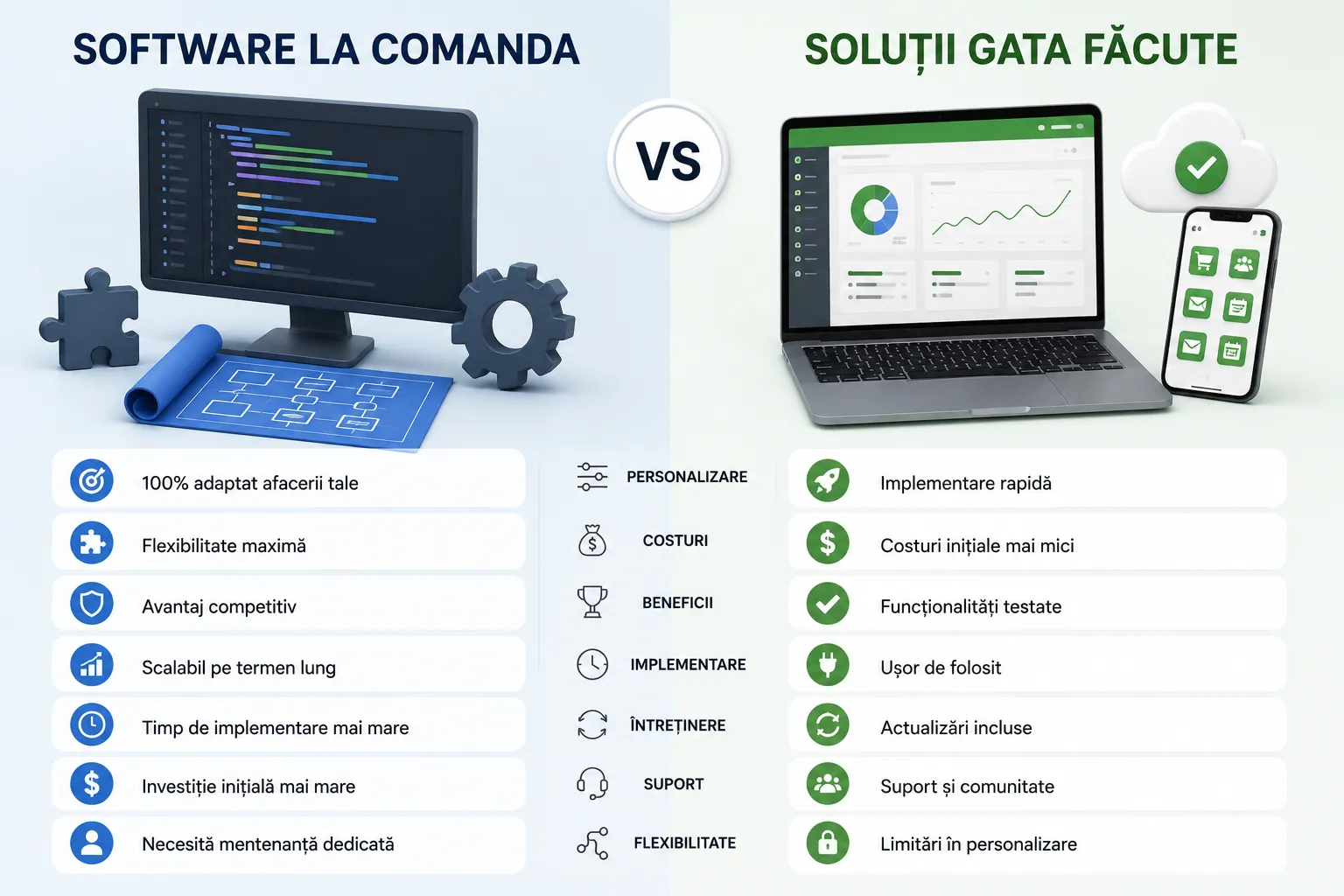 Custom software vs off-the-shelf solutions