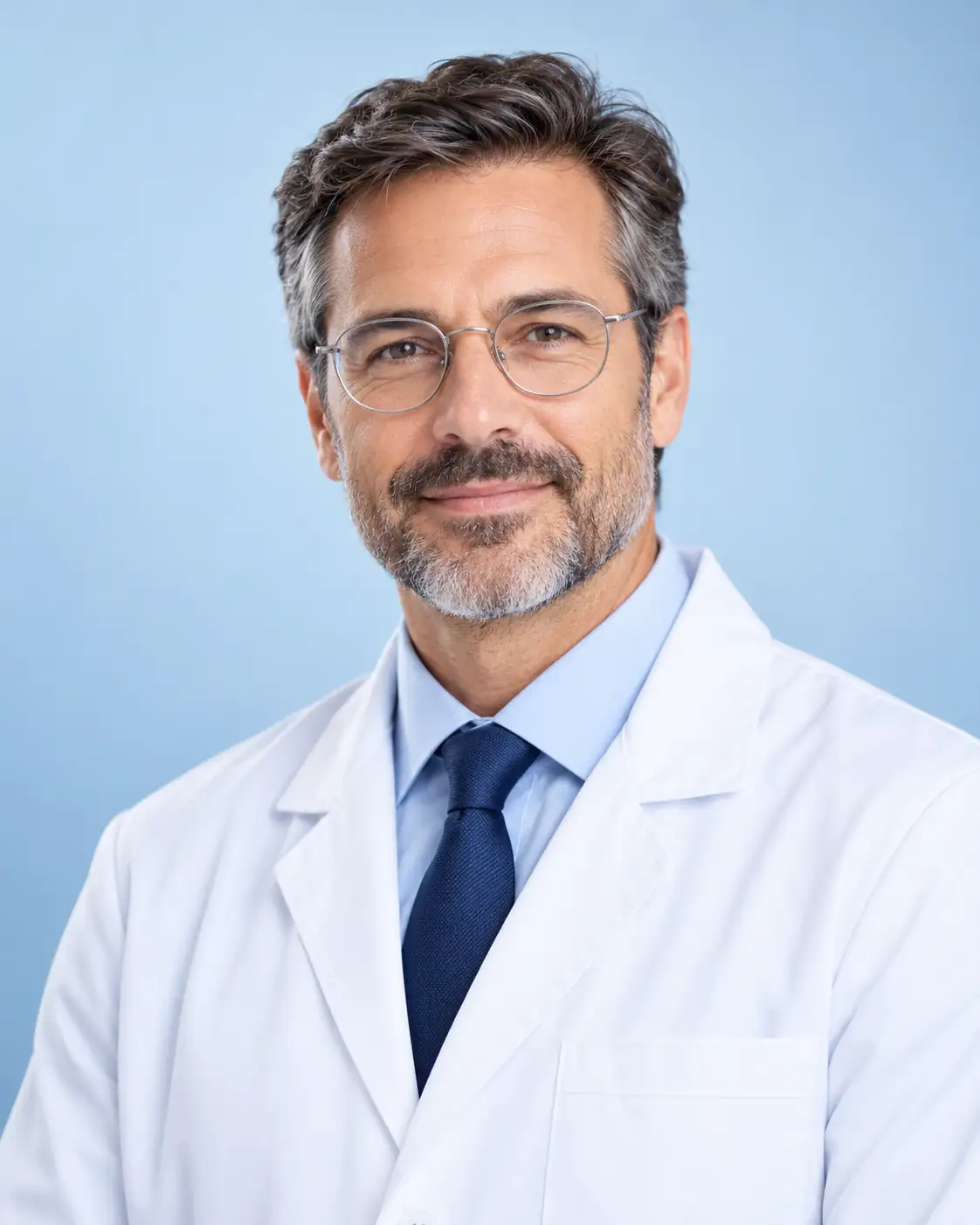 Portrait of the ophthalmologist (fictitious person)