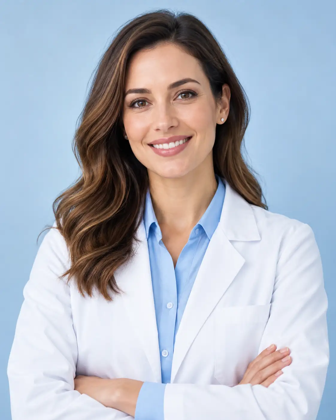Portrait of the optometrist (fictitious person)